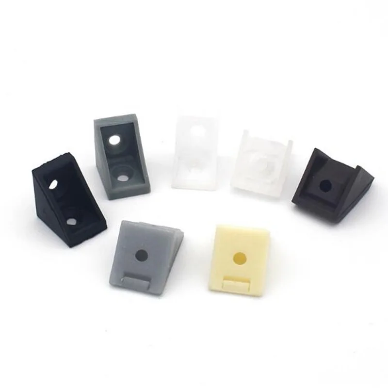 10pcs Nylon Plastic Corner Brackets Right Angle 90 Degree