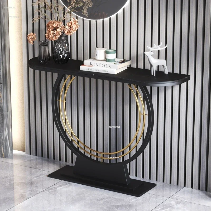 Nordic Console Tables Household Ultra Narrow Living Room Console Table Minimalist Wall Entry End View Platform Porch Cabinets