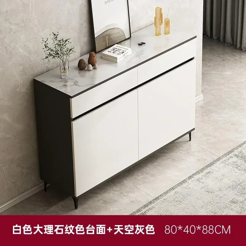 Modern kitchen Living Room Furniture Stainless Steel et Table Sideboard storage White Sideboard Cabinet Luxury Sideboards