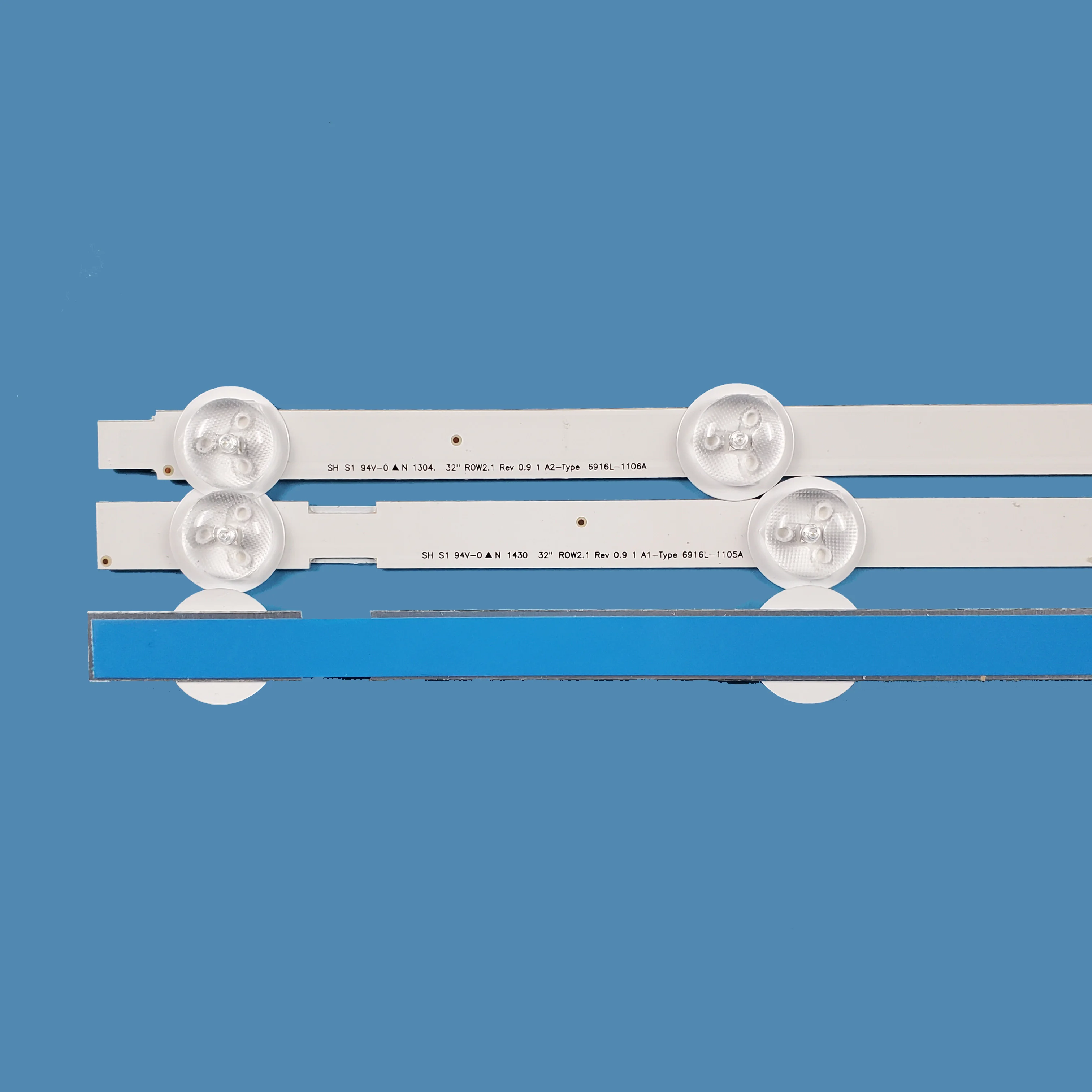 Bandes LED Rétroéclairage Pour Téléviseur LG 32 Pouces - 7 Diodes, 630 Mm, Kit 3 Bandes (B1+B2)