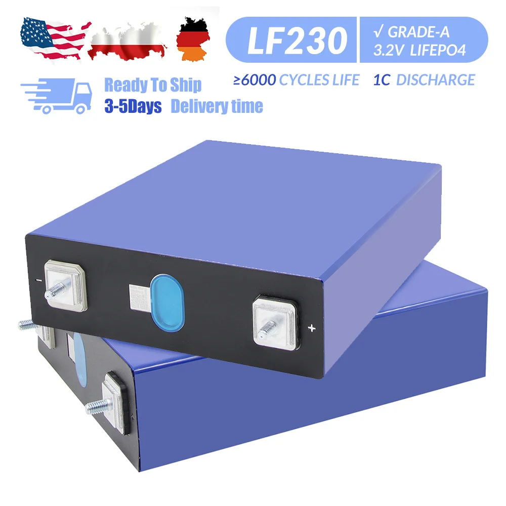 EVE LF230 Prismatic 230Ah LiFePO4 3.2V A-Grade Battery Cell: In-Depth ...