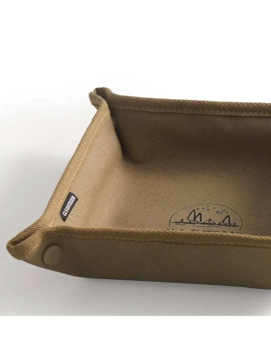 Portable Camping Organizer Tray 1pc Compact Home and Travel Storage Box Clutter-Free Camping