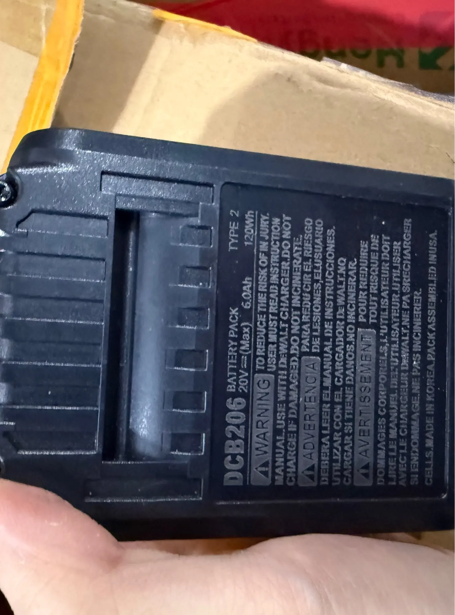 Original DeWalt 6Ah/5Ah 20V battery replaceable DCD887 DCD805 DCF860 Dcd796 DCG406 DCF880 DCF512 DCD805 power tools battery photo review
