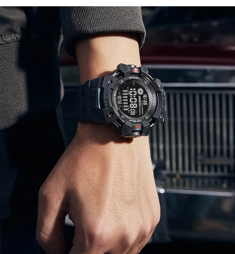 SMAEL Digital Wristwatch with Buckle Clasp