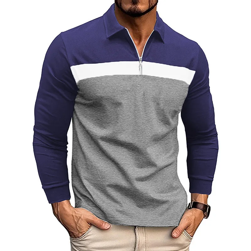 Men's Breathable Polo Shirt for Business Casual
