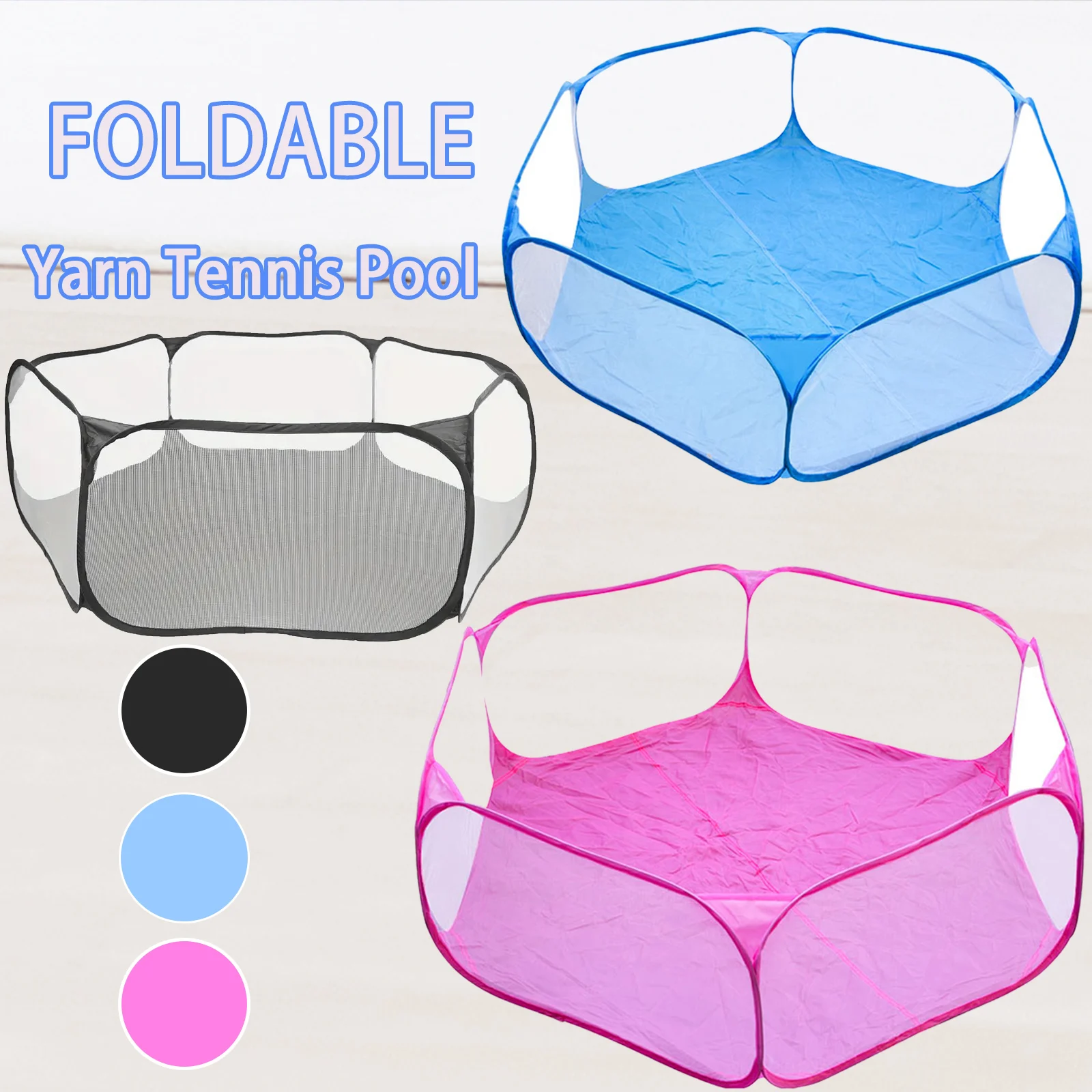 Ocean Pool Popo Pool Baby Ocean Pet Animal Fence Mesh Tent (Excluding Balls) pool fence mesh tent