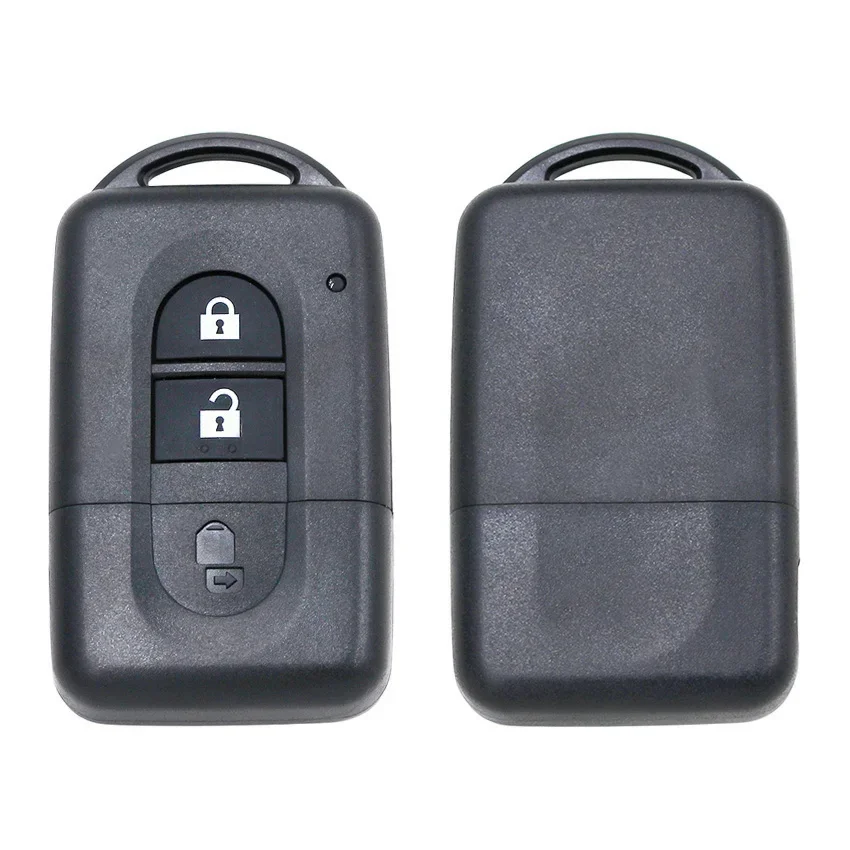 Replacement Remote Key Shell Case Fob 2 Button for Nissan Micra X-trail Qashqai Juke Duke Pathfinder Note with Uncut Key Blade key case car key shell key shell