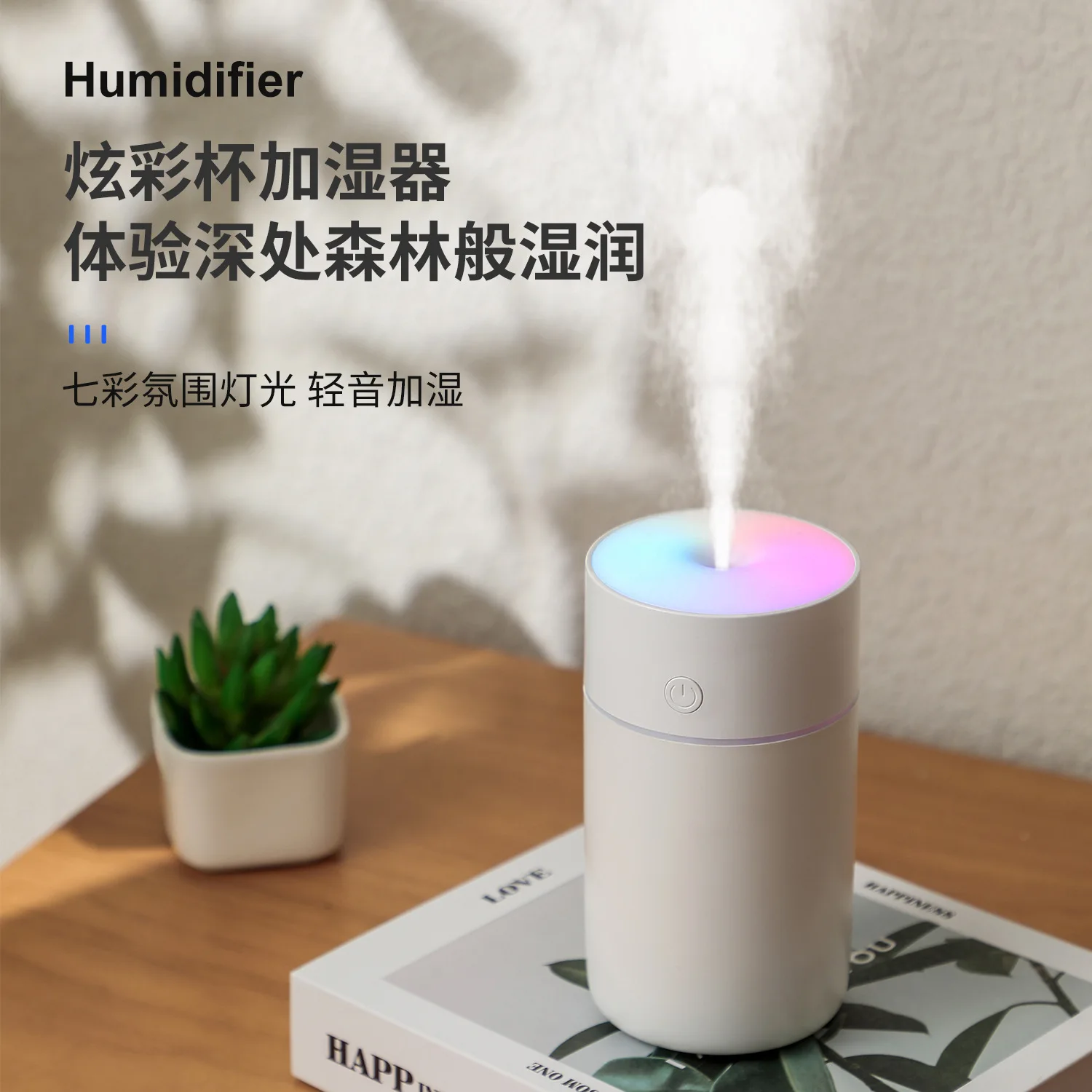 1200 mA USB Rechargeable Aroma Diffuser Ultrasonic Essential Oil Diffuser with LED Car Air Purifier Car Air Humidifier air humidifier air freshener air purifier