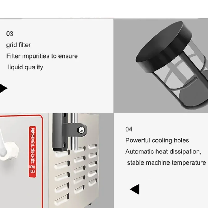 Large Flow Filling Machine CNC Liquid Filling Machine Wine Water Automatic Small Beverage High Precision Liquor