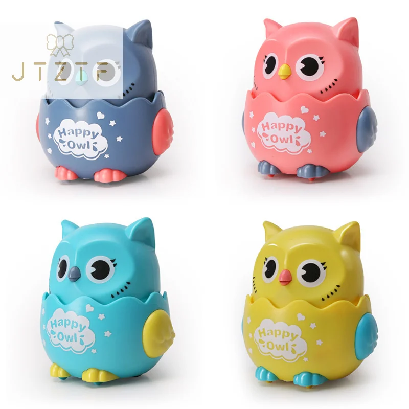 

Cartoon Kids Owl Shaped Press Mechanical Sliding Toys Classic Wind Up Interactive Toys For Boys Girls Birthday Xmas Gift