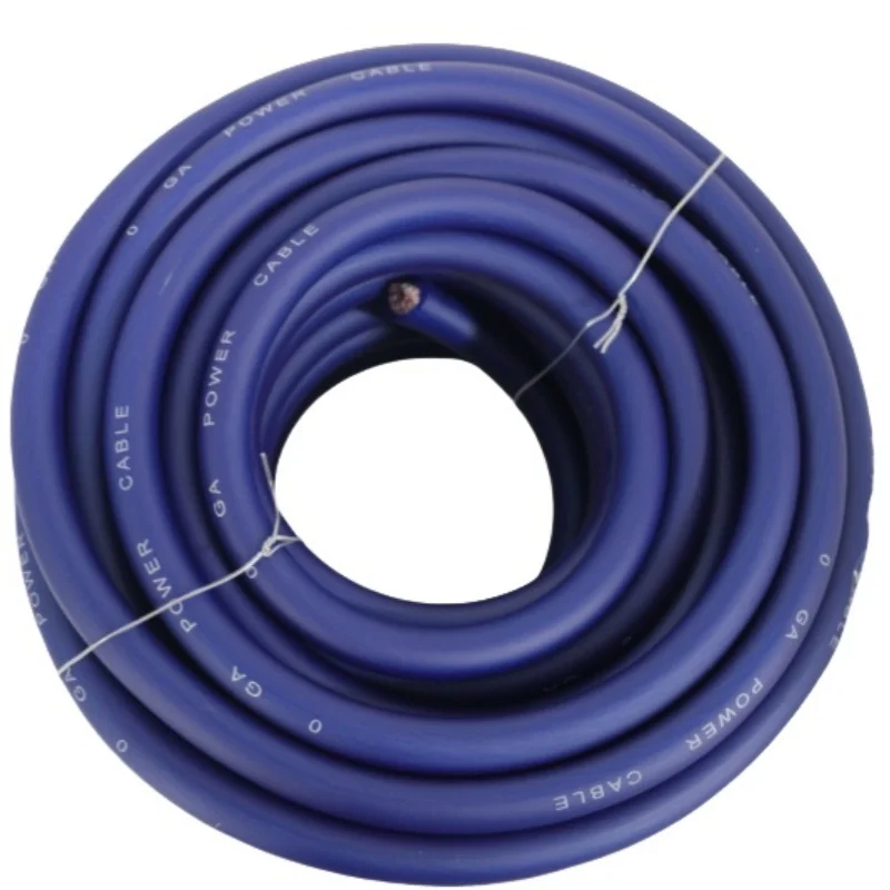 0 Gauge Copper Clad Aluminum 51FT(15.4Meter) Power Cable Car Audio Installation Power Wire