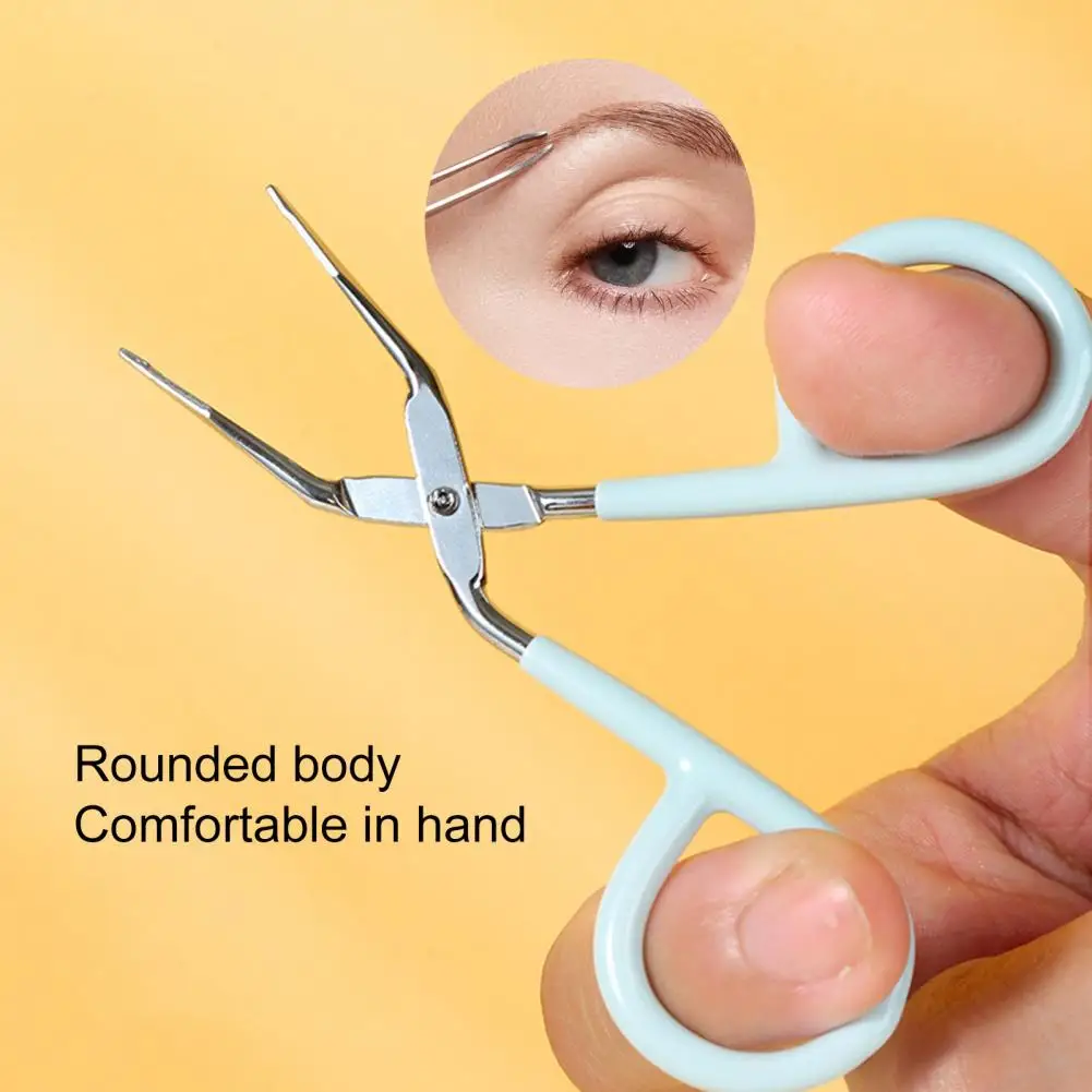 

Долговечные щипцы для волос, безболезненное удаление волос из нержавеющей стали, пинцет для бровей, зажим для бровей, женские аксессуары