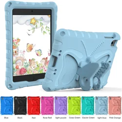 EVA Kids Butterfly 3D Stand Shockproof iPad Case with Cartoon Design for iPad pro 12.9 (2018) (Light blue)