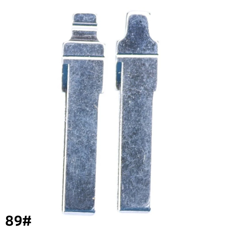 

FLYBETTTER OEM 50 шт. 89 # металлический необработанный флип KD полотно дистанционного ключа для Audi A6L Средний слот