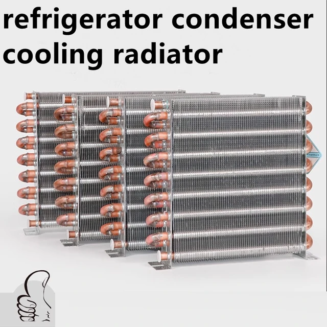 Condenseur de refroidissement par air pour réfrigérateur, avec tube en cuivre 1