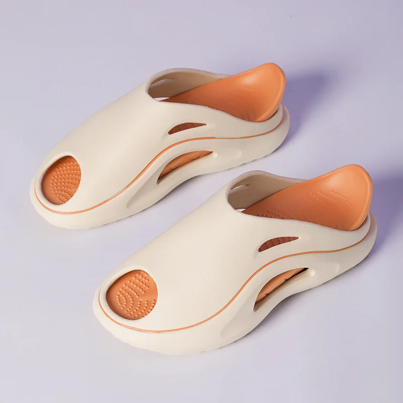 Slip Slippers for Men Non-Slip Slipper for Indoor Outdoor Slip Comfy Soft Foam Sliders With Thick Sole_voghion.com