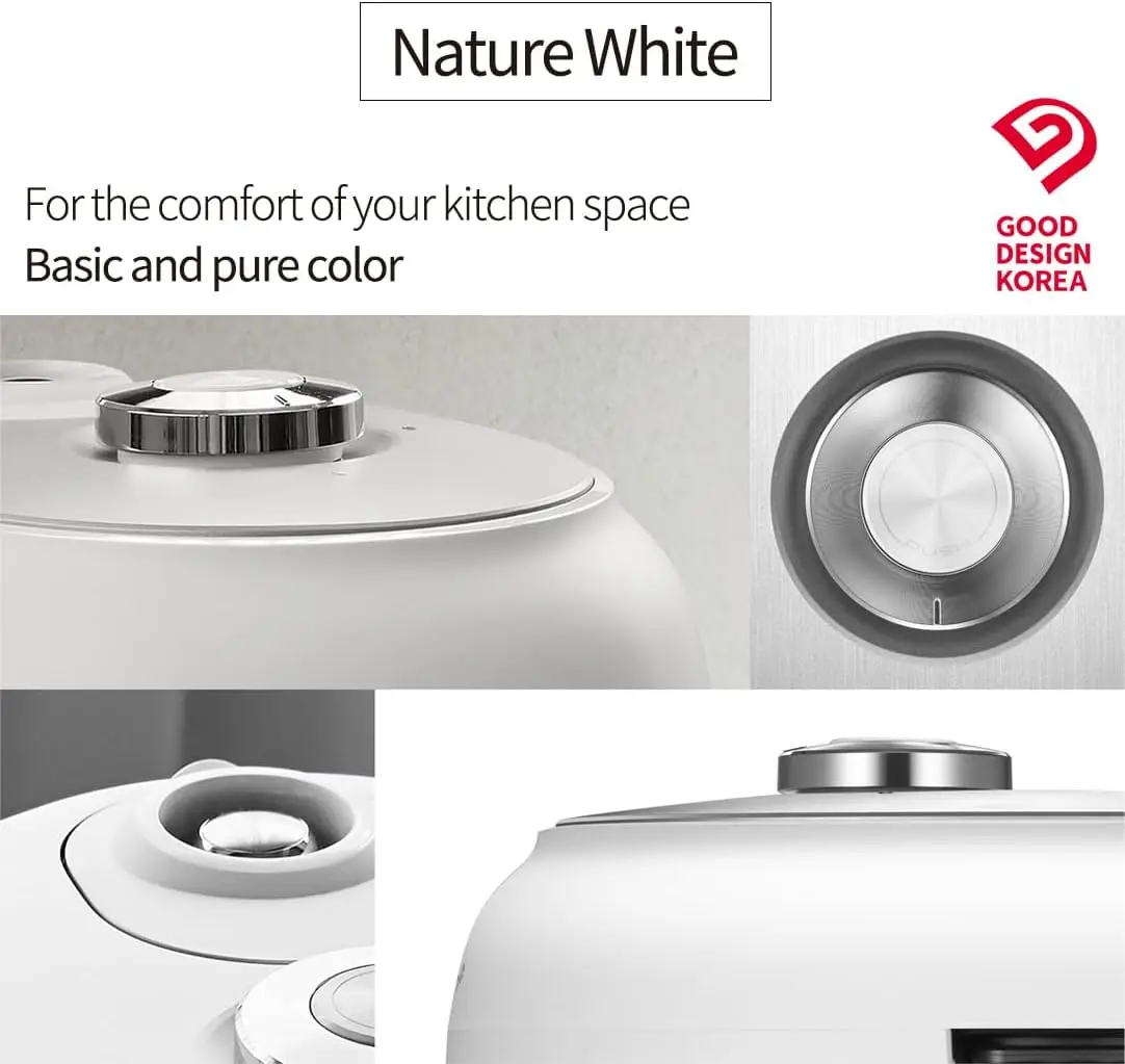 2.1 Ultra High-Pressure Induction Heating Rice Cooker 10 Cup (Uncooked) Full Stainless Power Lock System Auto Steam Clean 4