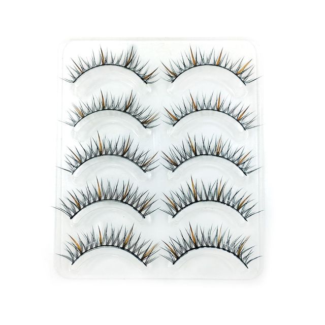 3D/5D/6D Faux Mink Hair False Eyelashes Long Full Volume Fluffy Wispies Lashes Handmade Eyelashes Extension Tools