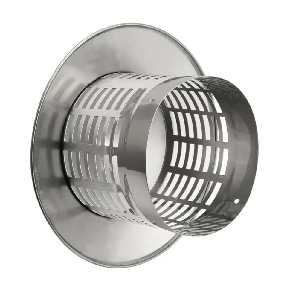 Terminale Per Camino In Acciaio Inox 304 – Parete Esterna – Protezione Da Insetti E Roditori – Cappa Di Scarico Aria - 4