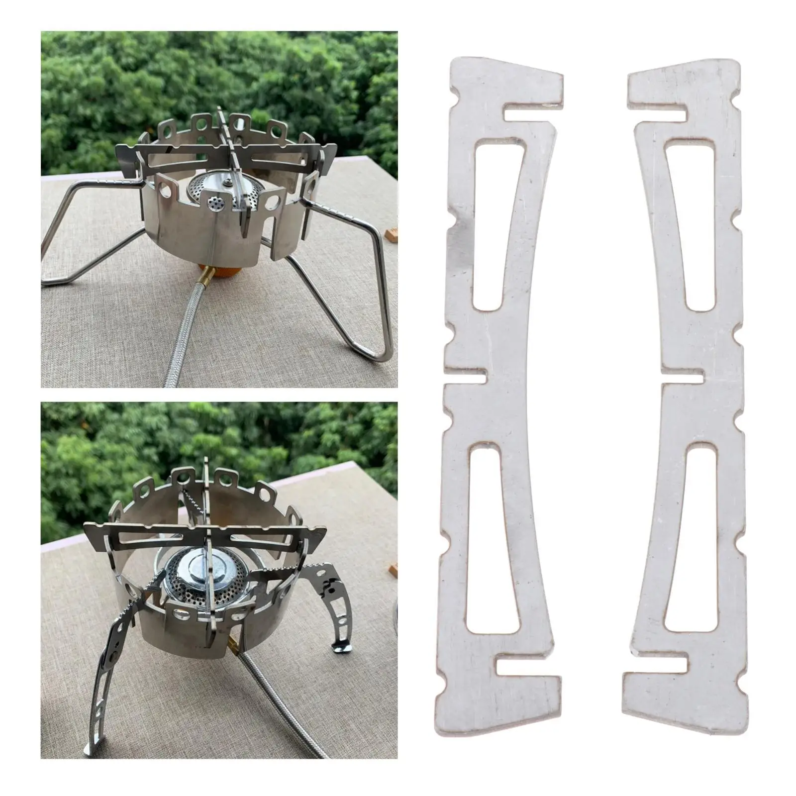 Alcohol Stove Cross Stand Foldable Ultralight Support Stand Stove Shelf Holder Burner Stand Stainless Steel for Picnic Travel 2