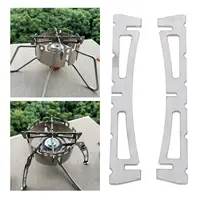 Alcohol Stove Cross Stand Foldable Ultralight Support Stand Stove Shelf Holder Burner Stand Stainless Steel for Picnic Travel 2