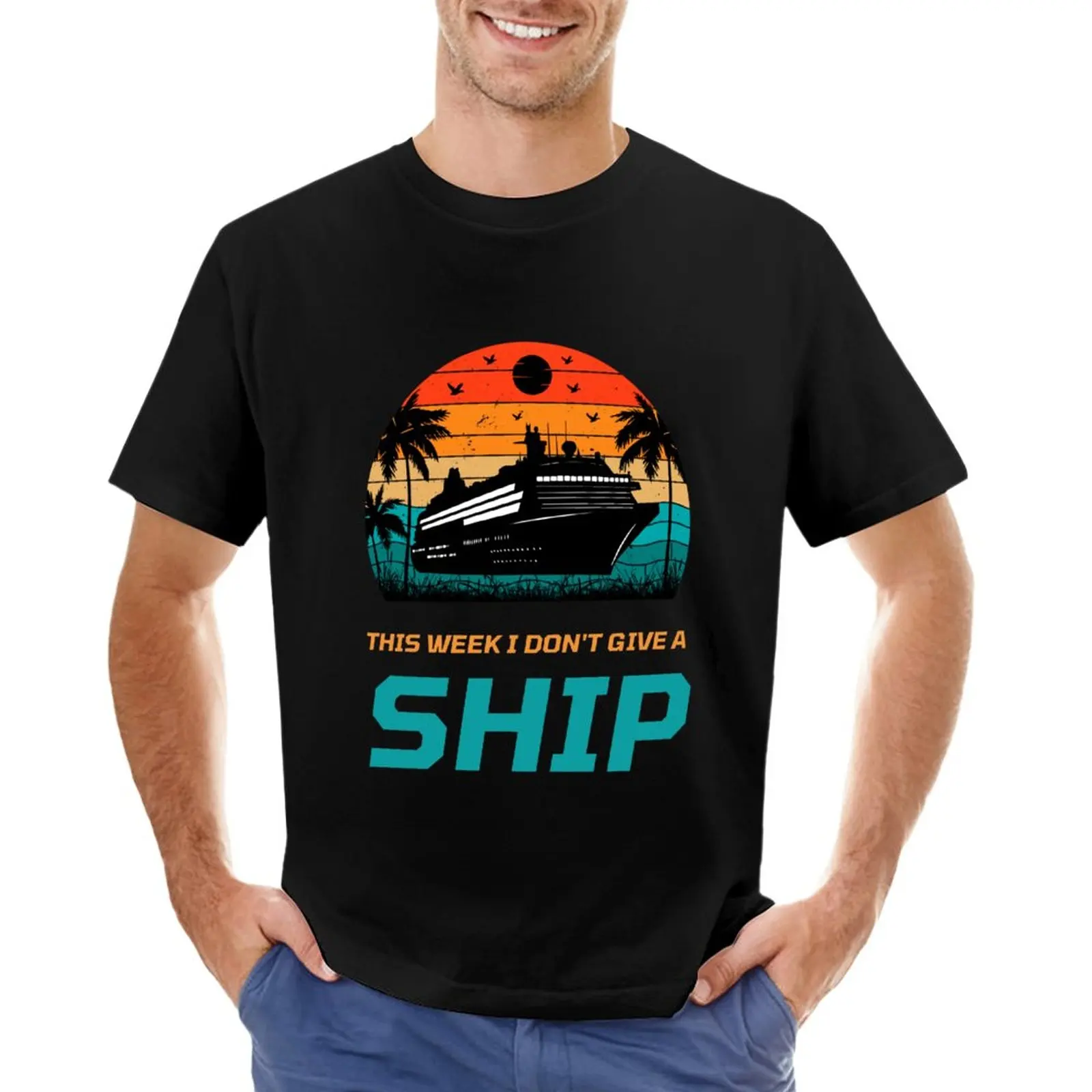 

This Week I Don't Give a Ship T-Shirt Short sleeve tee plain t-shirt plain t shirts men