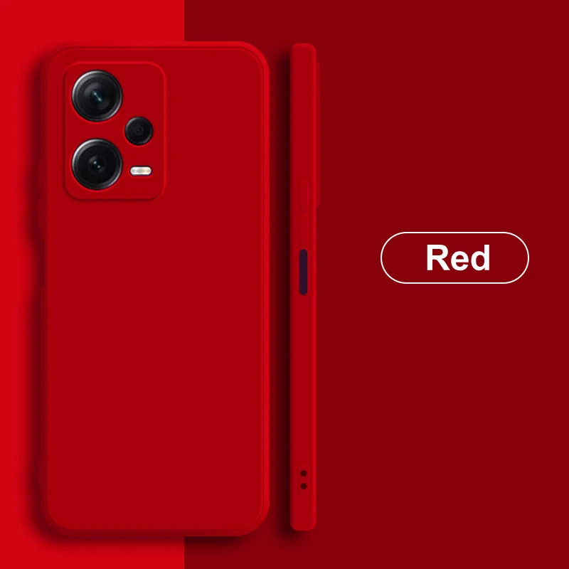 Square Liquid Silicone Phone Case - Enhanced Protection Back Cover
