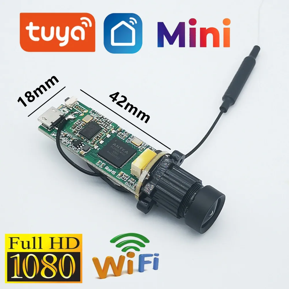 Mini Tuya Camera Module DIY Small 1080P Wireless IP Camera Chipset PCB ...