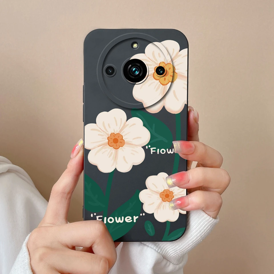 Sunflower Daisy Liquid Silicone Protective Case - Antifouling Back Cover