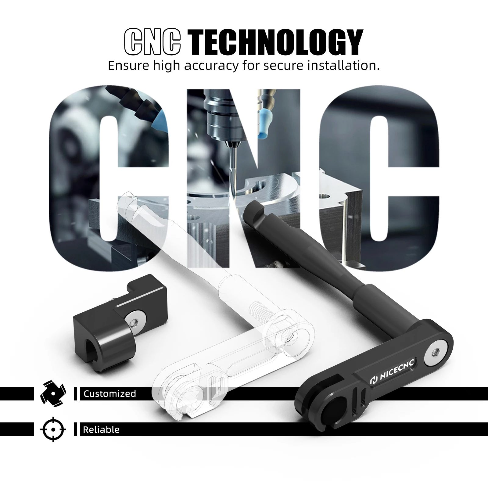Für Kawasaki KLR 650 2011-2018 Motorrad Ein-Finger-Kupplungshebel Für Kawasaki KLR650 2018 2017 2016 2015 2014 2013 2012 2011 – Detail 6