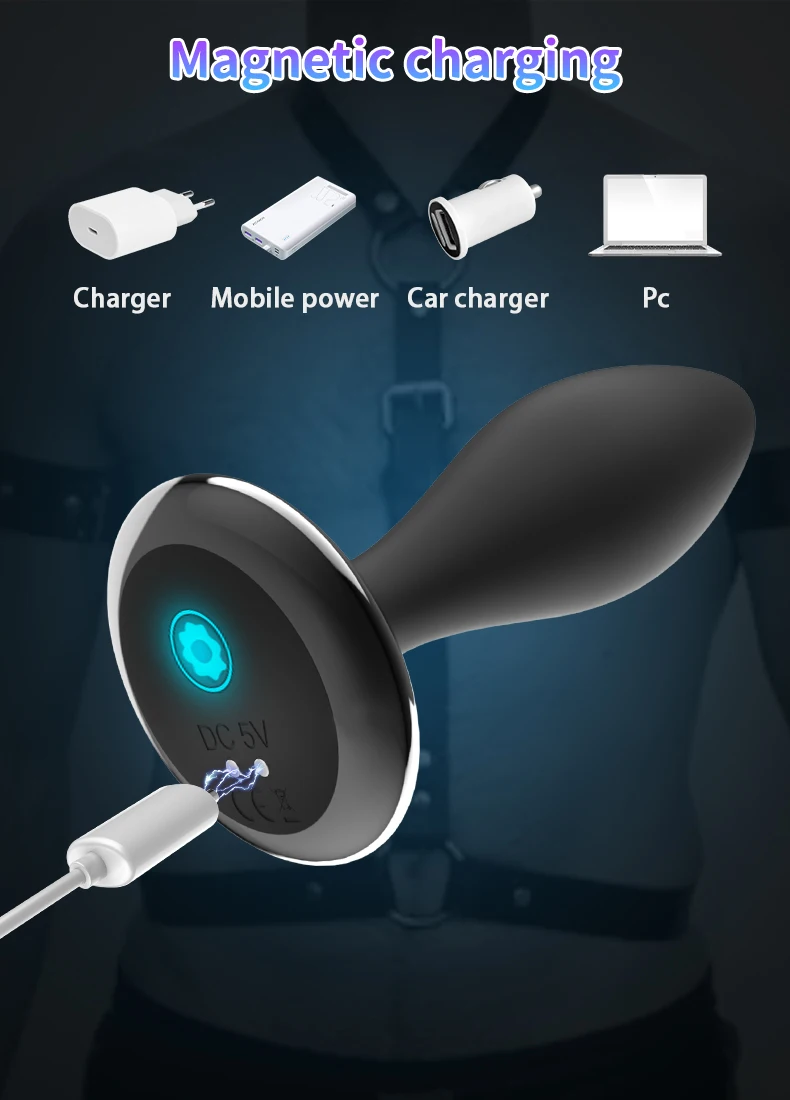 Anal Plug Vibrator For Men Prostate Massage Wireless Remote Control Dildo Butt Plug Vibrators S For Women Adul_voghion.com