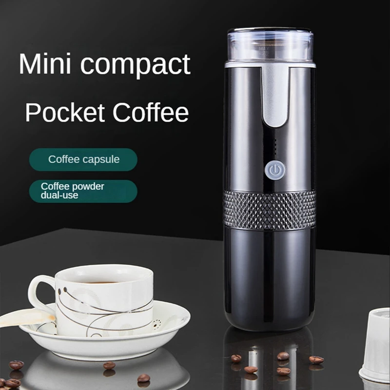 Electronic Coffee Maker Rechargeable Espresso Machine Portable Car