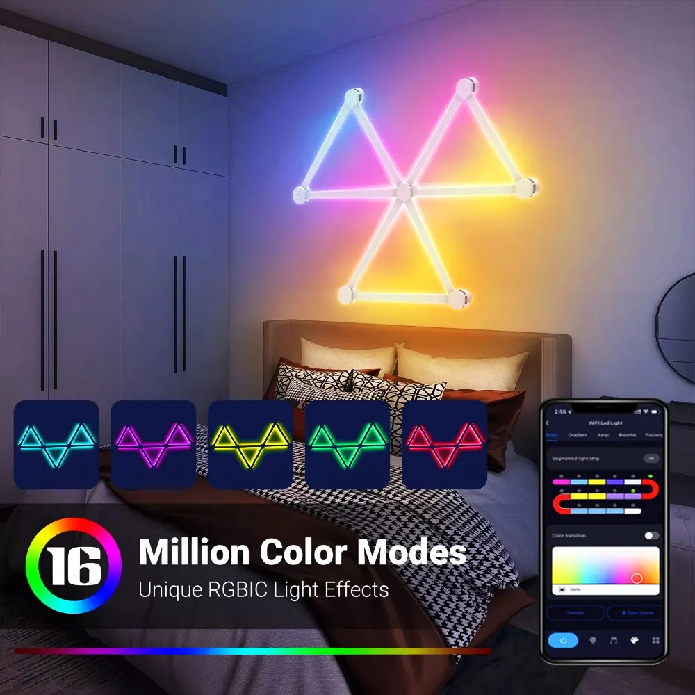 Luci LED Wi-Fi Barra Luminosa RGB Atmosfera APP Musica Ritmo Musica Re – LA  MAISON SMARTECH