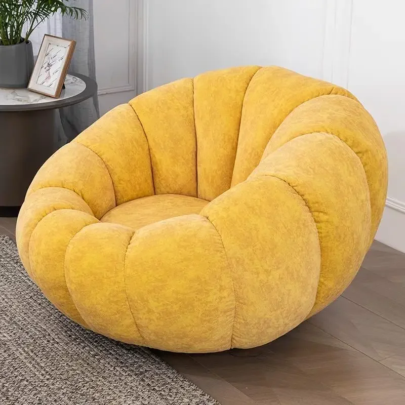 

Lazy Sofa Single Double Pumpkin Couch Lambswool Sofa Balcony Rotating Reclining and Sleeping