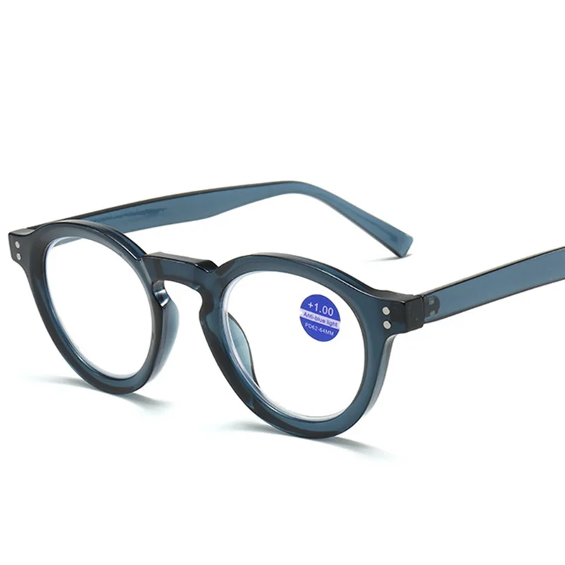 Vintage Oval Reading Glasses for Women Men Anti Blue Light Presbyopia Eyeglasses Computer Hyperopia Diopter +1.0 +1.5 +2.0 +2.5 2