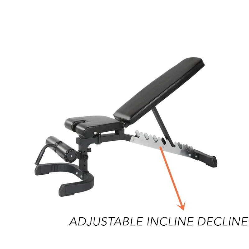 Home Training Gym Muscle Exercise Fitness Stable Cross Fit 6 level Adjustable Sit Up Bench