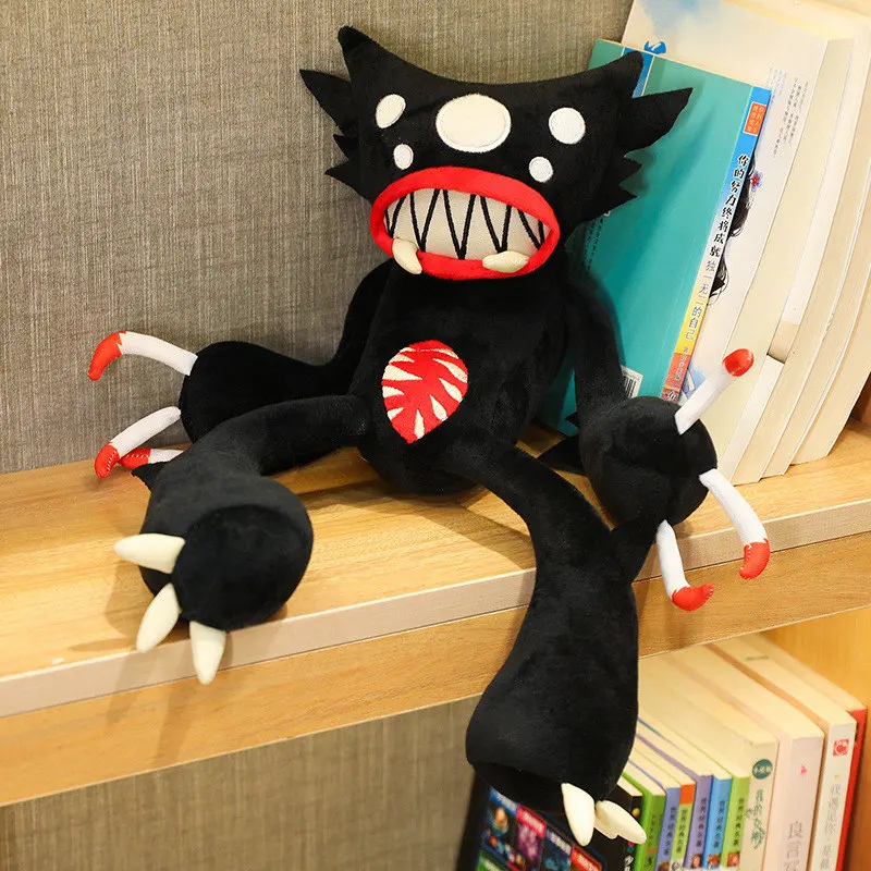 30-50cm Soft Spider Monster Creative Black Poppy Plush Toy Stuffed Animal Doll Pet Boyfriend Kid Son Birthday Funny Gift