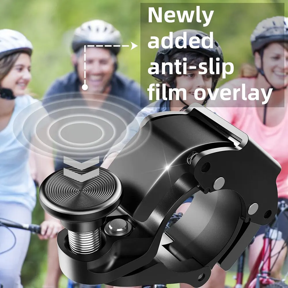 Bicycle Bell New Stainless MTB Cycling Horn Bike Handlebar Bell Crisp Sound for Bicycle Safety Accessories