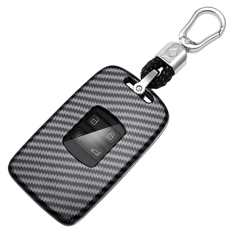 Carbon Fiber Car Remote Smart Key Case Cover For Renault Koleos Kadjar Megane Espace Talisman Grand Scenic Carbon Fiber Keyshell