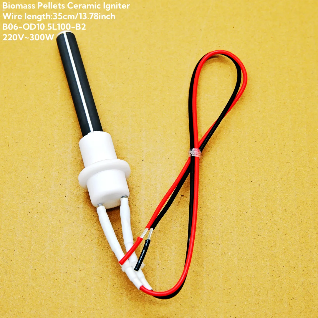 Universal 230V300W wood pellet furnace igniter with ceramic ignition rod for fast ignition and long service life