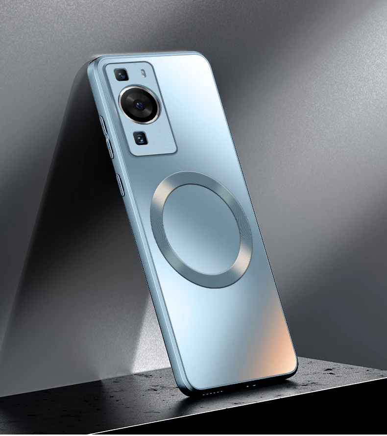 Sleek Magnetic Wireless Charging Protective Case - Hard Matte Finish