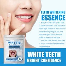 

EELHOE 7 Pairs Of Tooth Whitening Strips Tooth Pastes Dazzling 3D