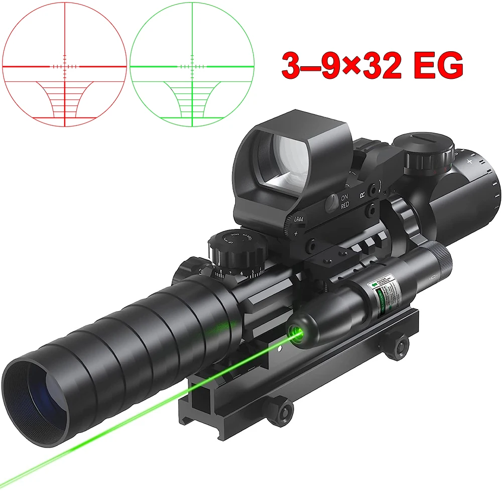 Pinty 5 In 1 3 9x32eg Rifle Scope