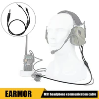 EARMOR Tactical Headset Adapter Military Communication Headset Adapter Due to the connection of M31, M31H Tactical Headset 1