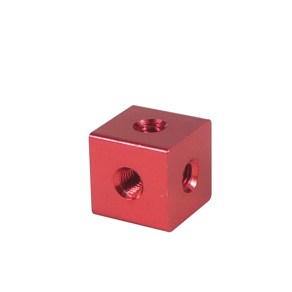 Camera Accessories 2pcs/lot Aluminum Alloy Parts M3 Screw Square Corner Nut Bracket Fixing Six-Sided Thread Plate Block Cube DIY