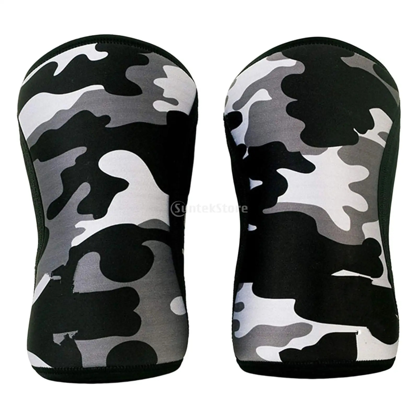 thumbnail image 1 of Rodilleras de neopreno de 7mm para hombre y mujer, rodillera deportiva de compresión para levantamiento de pesas, rodillera de entrenamiento para Crossfit presionado, 1 ud., 1 of 5