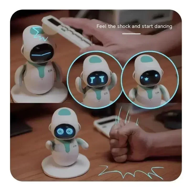 Nuovo Eilik Robot interazione emozionale Smart Companion Pet Robot Electronic Creative Study Desktop Companion Robot Inteleligente