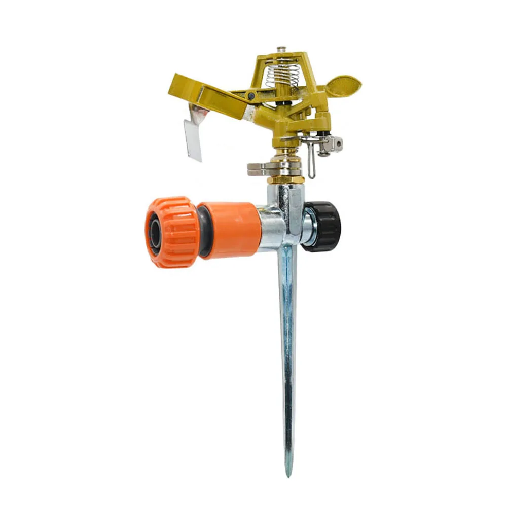 Garden Farm 360 Degree Rotating Jet Sprinkler Metal Support Micro Sprinklers System Zinc Alloy Nozzle Irrigation