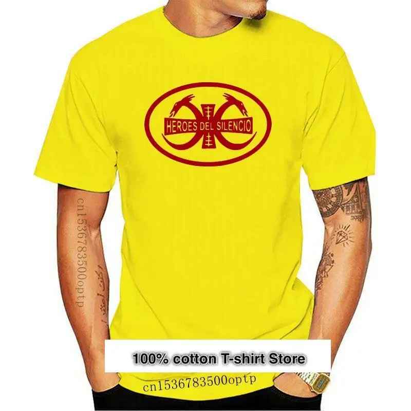 Camiseta de Héroes Del Silencio Rock En Español para hombre, camisa blanca y negra, moderna, S-5xl, orgullo, Unisex, 2024