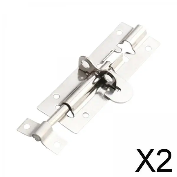 2xDoor Latch Sliding Lock 3